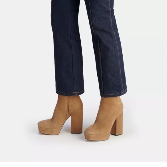 Coach Women’s Iona Suede Block Heel Booties - Picture 2 of 16